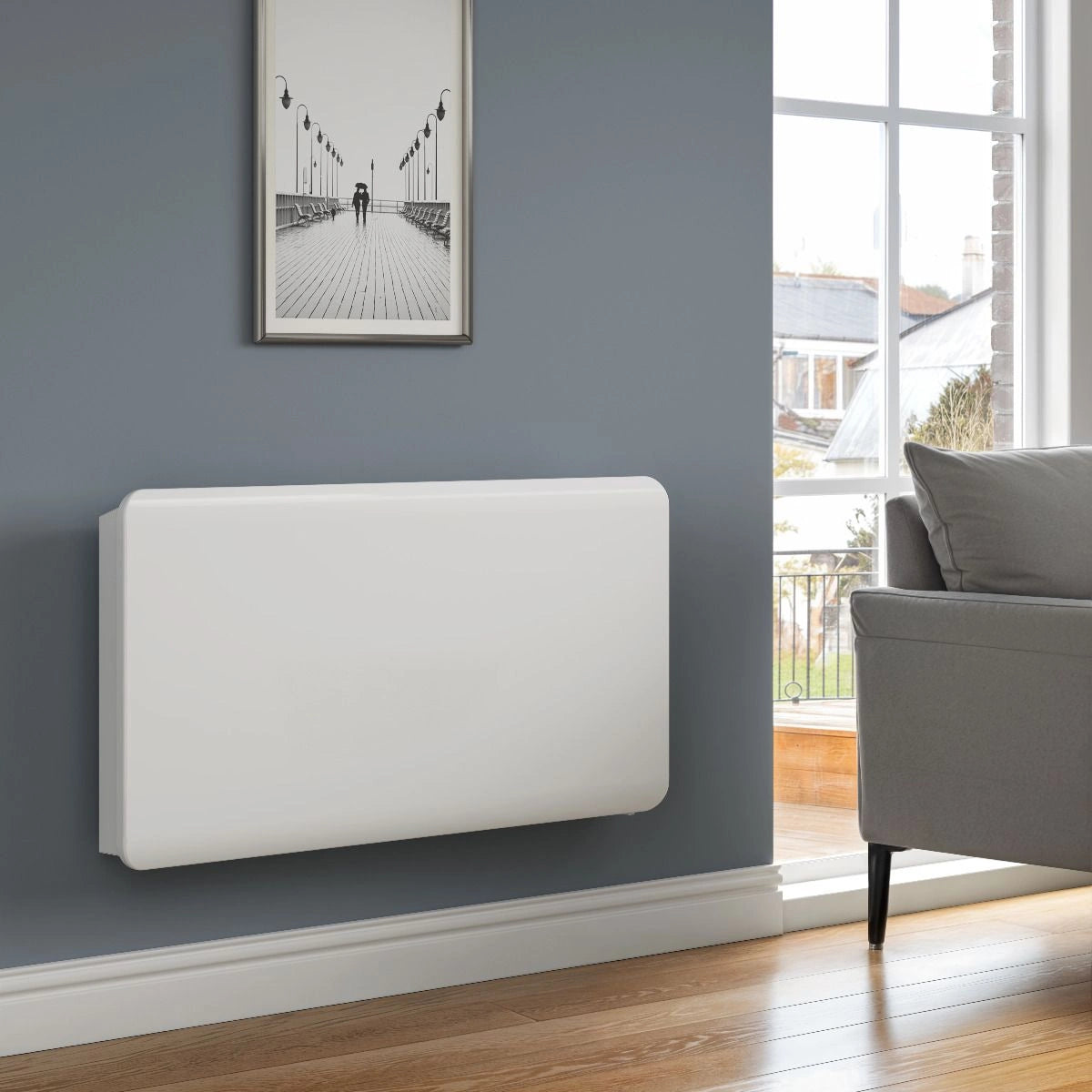 Odet Reina Electric Horizontal Aluminium Wifi Smart Radiator