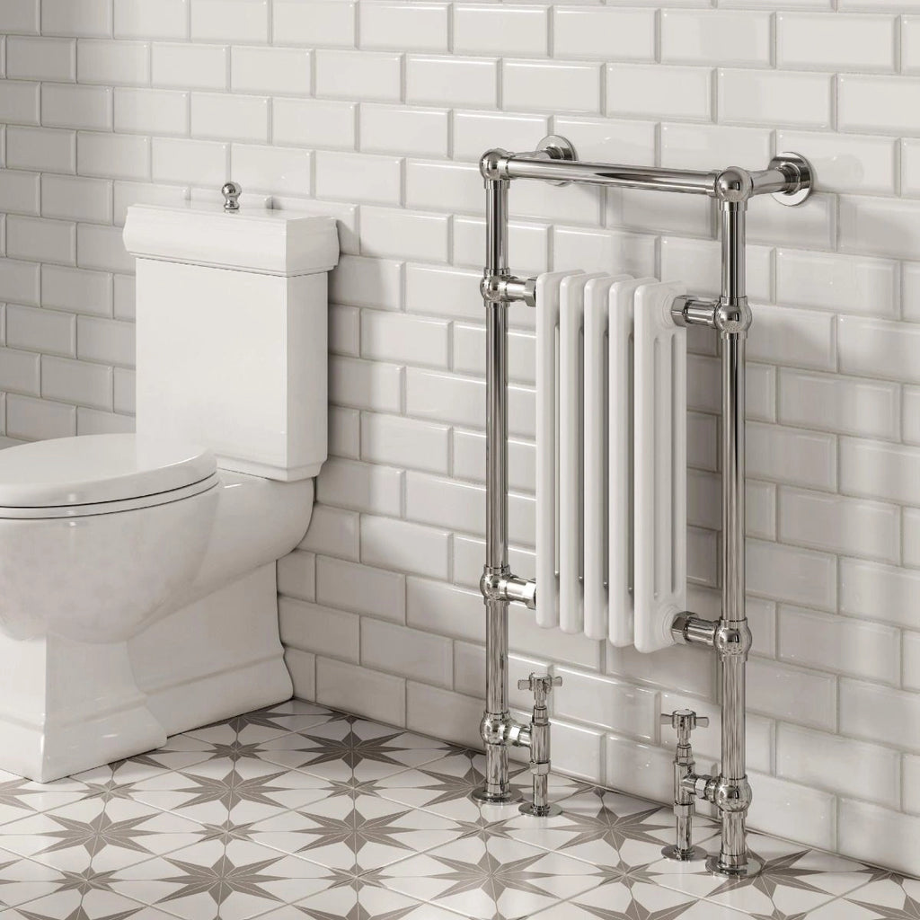 Reina Oxford Steel Traditional Towel Rail Radiator