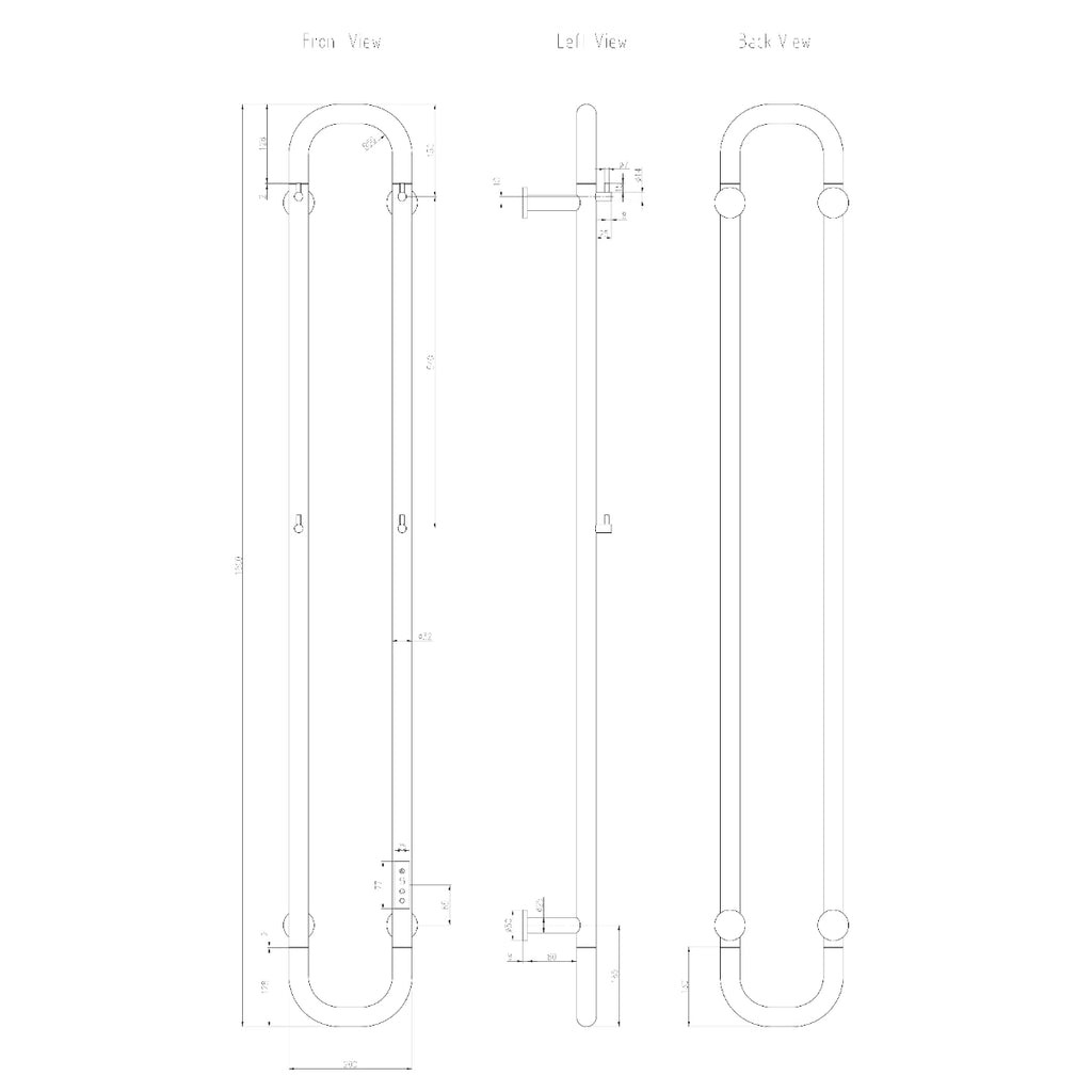 Reina Pelmo Electric Stainless Steel Towel Rail Radiator