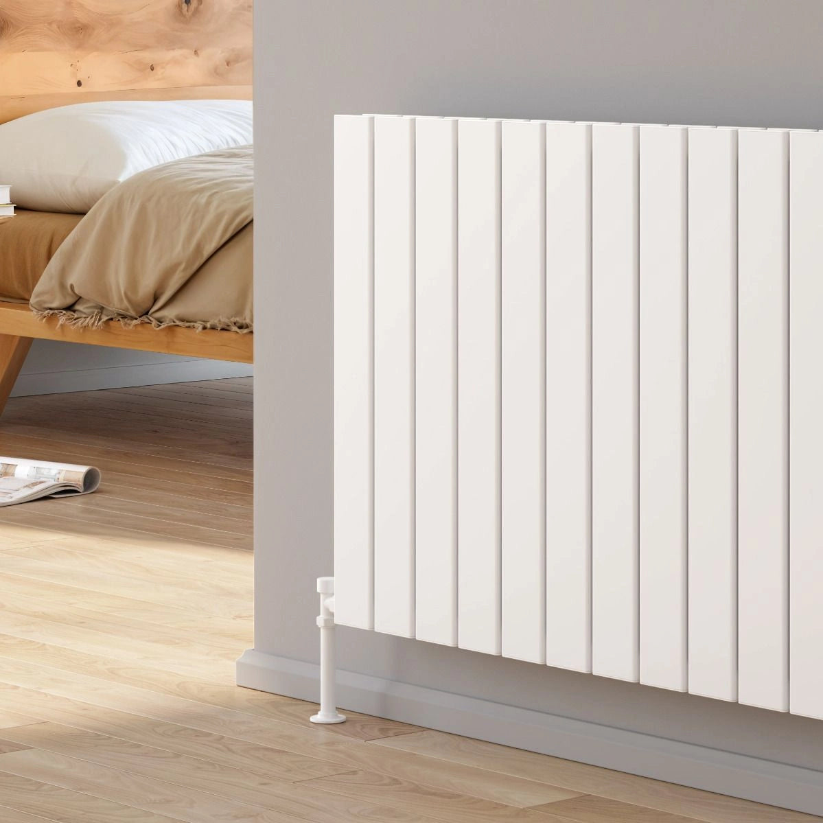 Reina Piatto Horizontal Aluminium Designer Radiator
