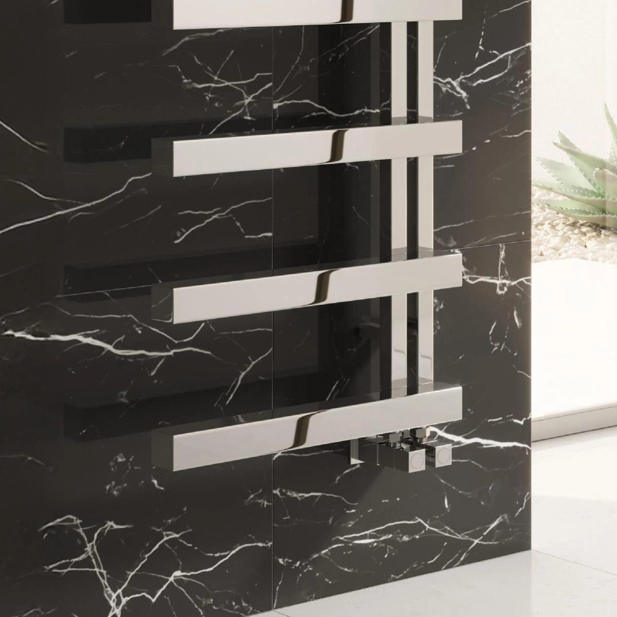 Reina Piazza Stainless Steel Designer Towel Rail Radiator