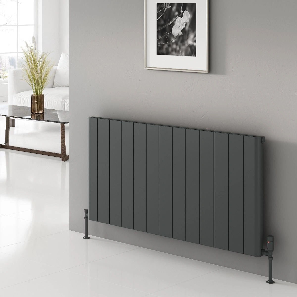 Reina Resia Horizontal Aluminium Designer Radiator