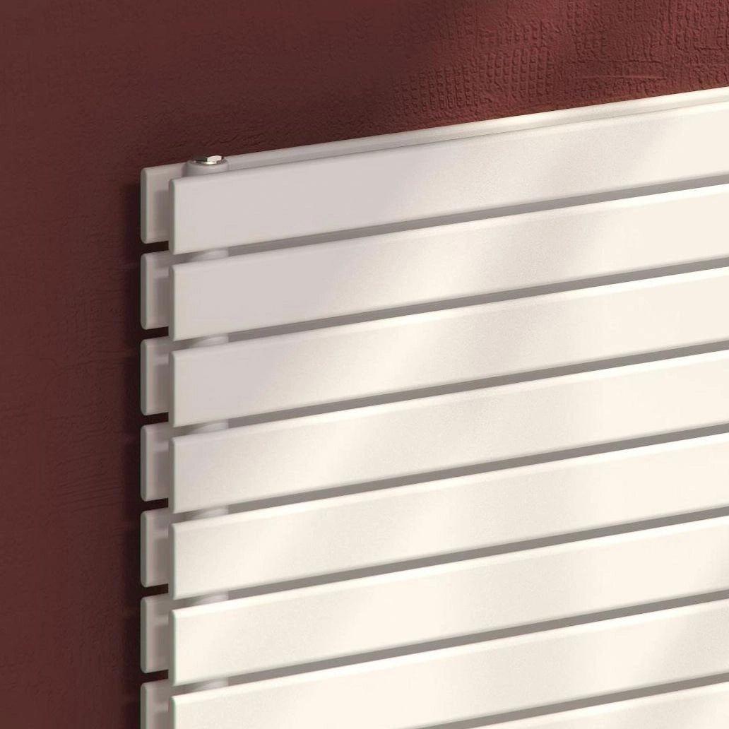 Reina Rione White Horizontal Steel Designer Radiator