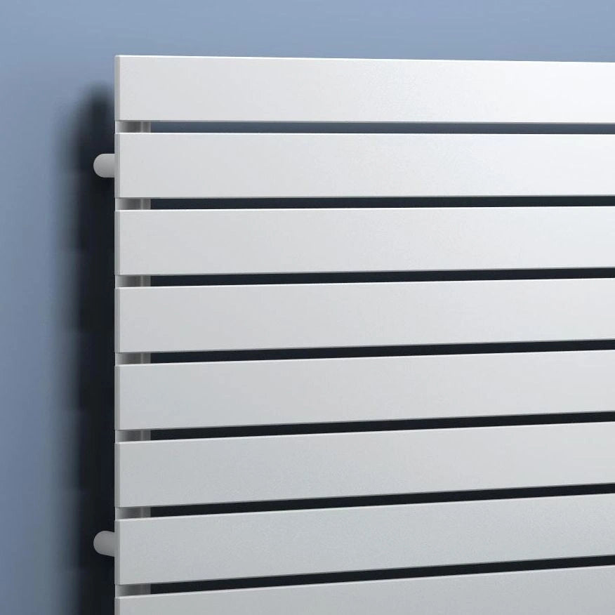 Reina Rione White Horizontal Steel Designer Radiator