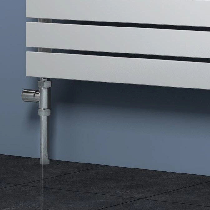 Reina Rione White Horizontal Steel Designer Radiator