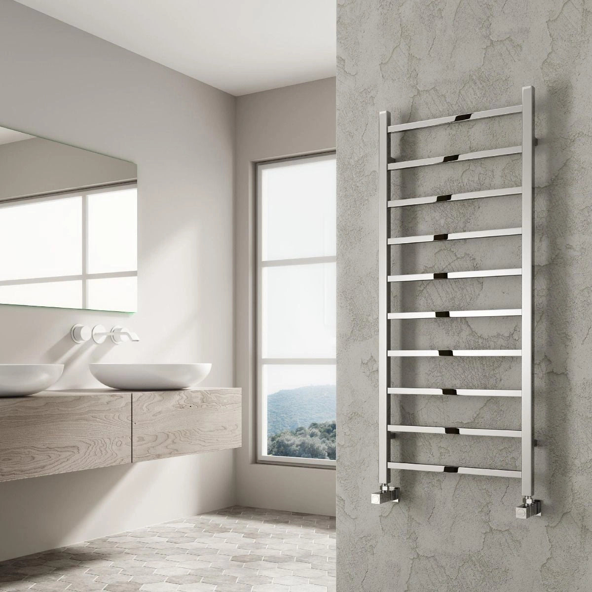 Reina Serena Steel Designer Towel Rail Radiator