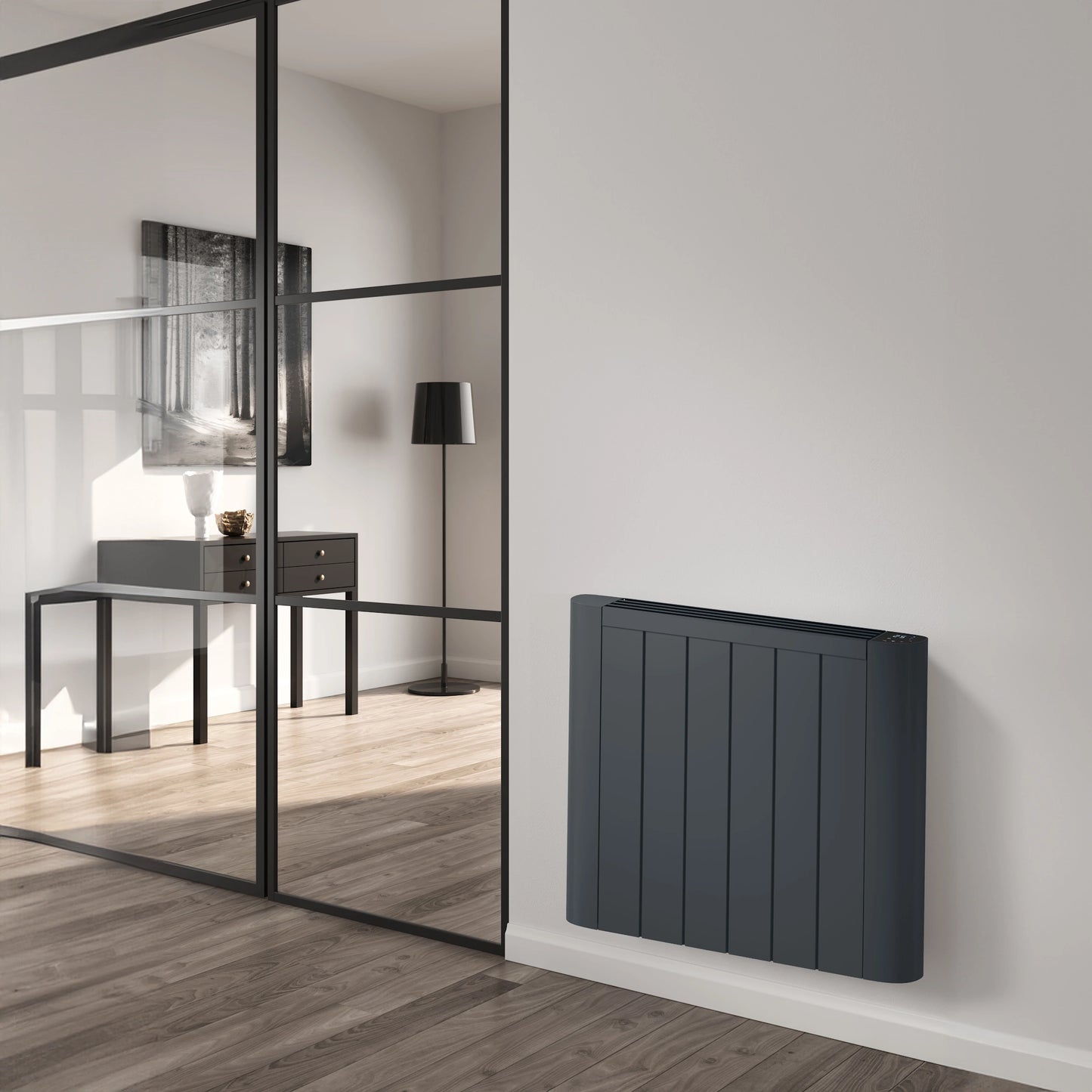 Serre Reina Electric Horizontal Aluminium Wifi Radiator