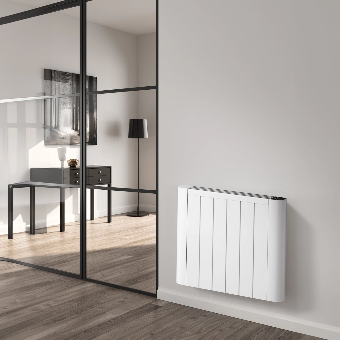 Serre Reina Electric Horizontal Aluminium Wifi Radiator