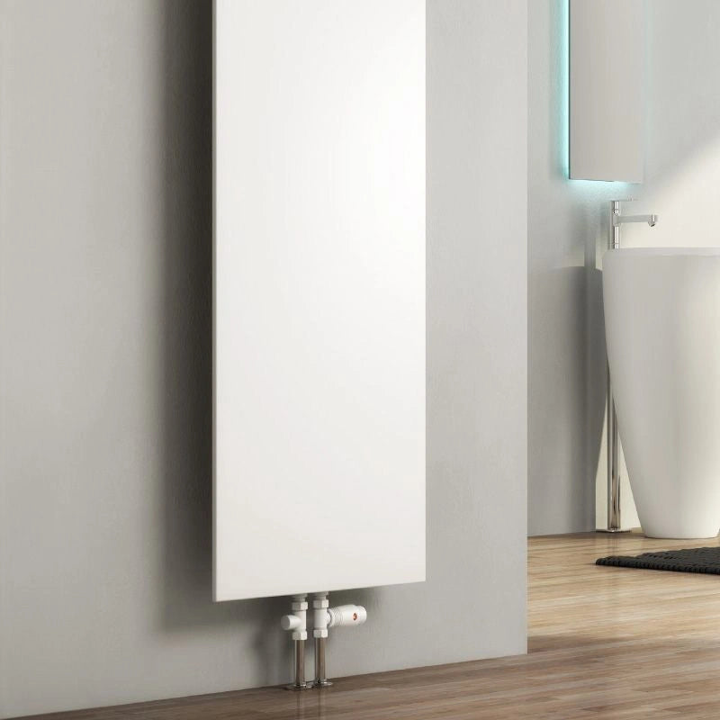 Reina Slimline Vertical Steel Designer Radiator – Bubbles Showers and ...
