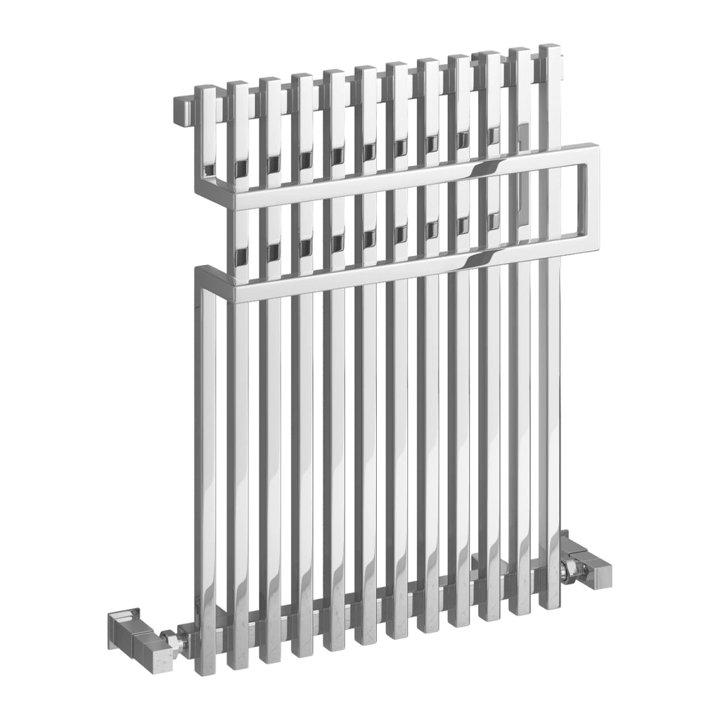 Reina Sori Chrome Steel Designer Towel Rail Radiator 650 x 500mm