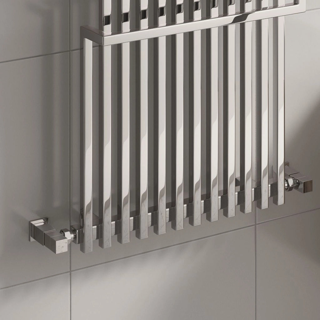 Reina Sori Chrome Steel Designer Towel Rail Radiator 650 x 500mm