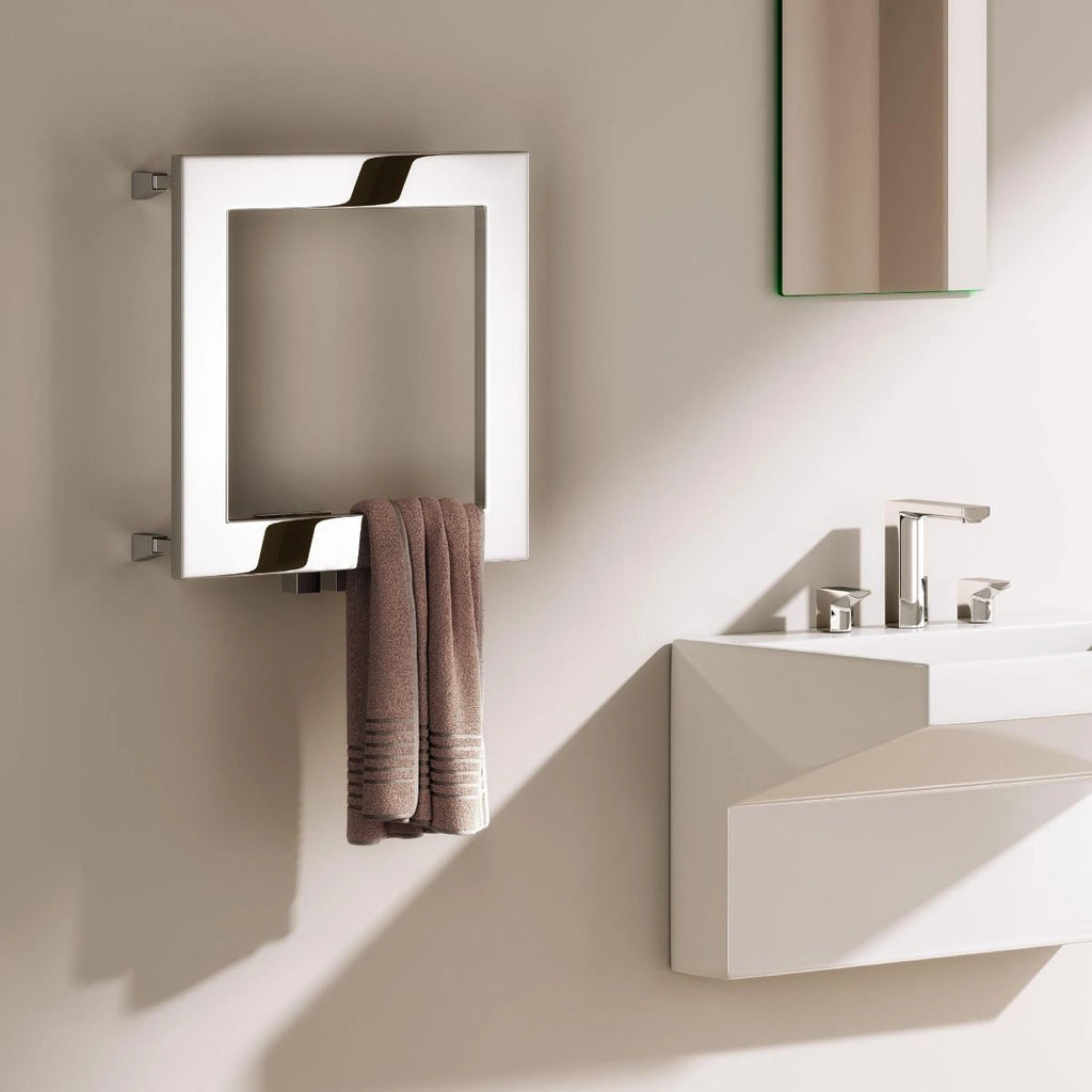Reina Square Stainless Steel Designer Towel Rail Radiator