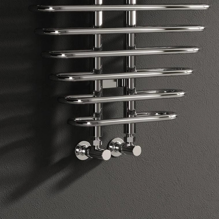 Reina Teano Chrome Steel Designer Towel Rail Radiator 1300 x 600mm