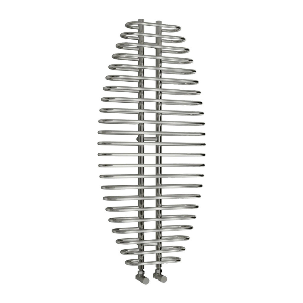 Reina Teano Chrome Steel Designer Towel Rail Radiator 1300 x 600mm