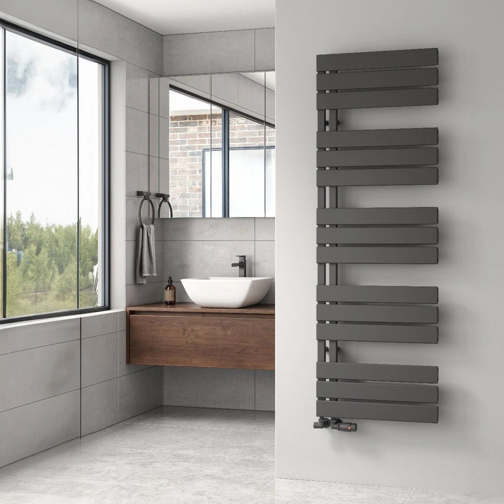 Reina Vada Aluminium Designer Towel Rail Radiator