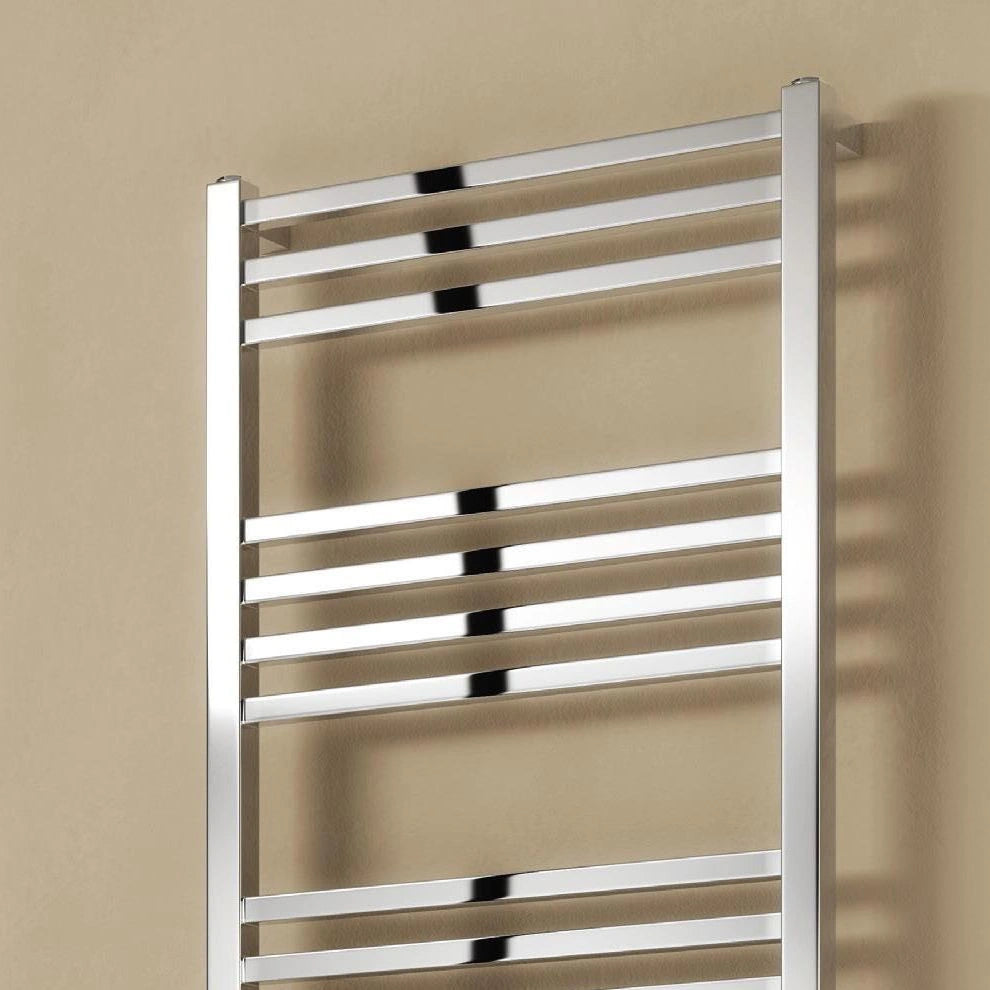 Reina Vasto Chrome Steel Designer Towel Rail Radiator