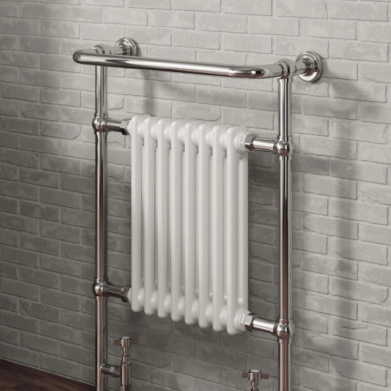 Reina Victoria Steel Traditional Towel Rail Radiator