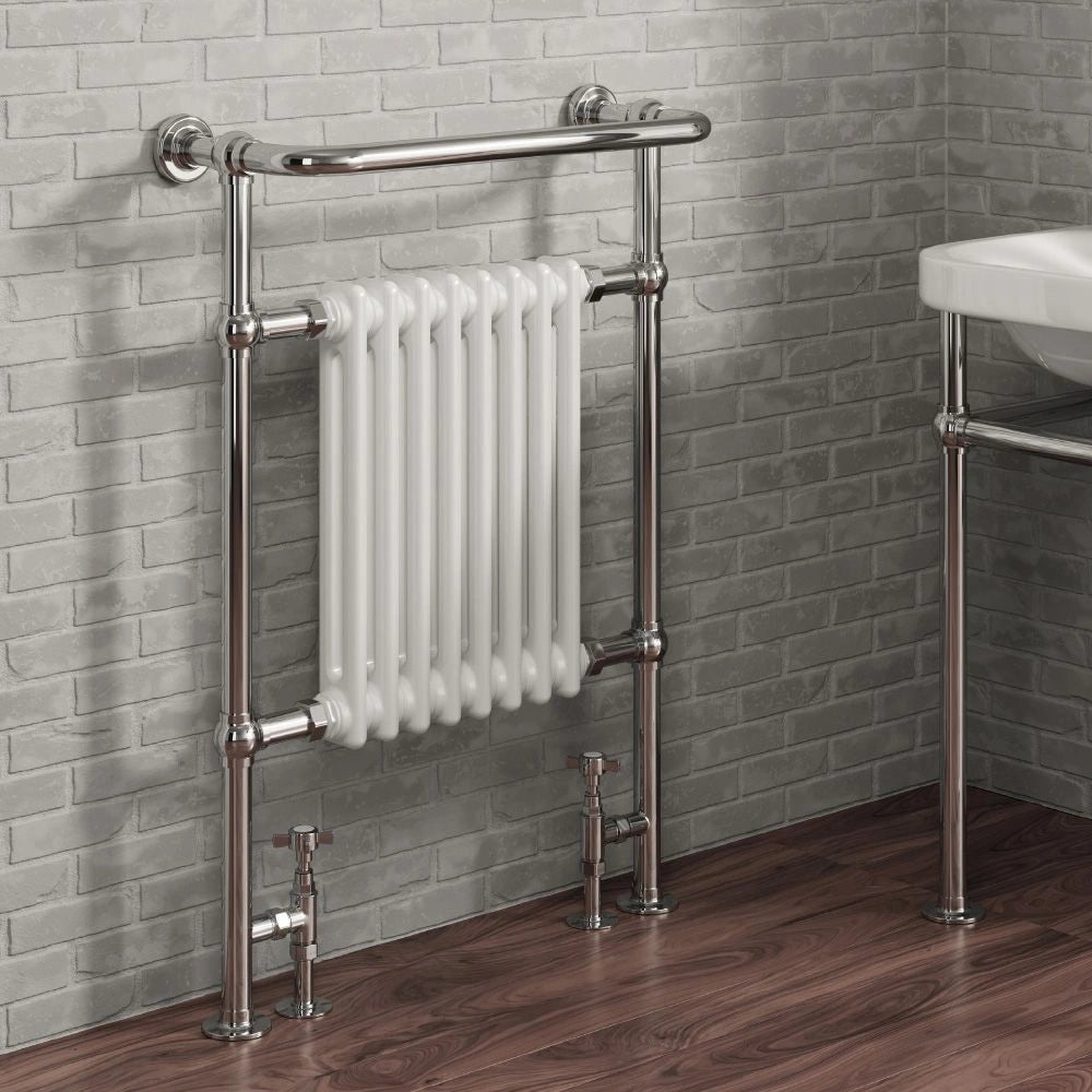 Reina Victoria Steel Traditional Towel Rail Radiator