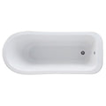 Hudson Reed Brockley Single Ended Acrylic Freestanding Bath with Legs