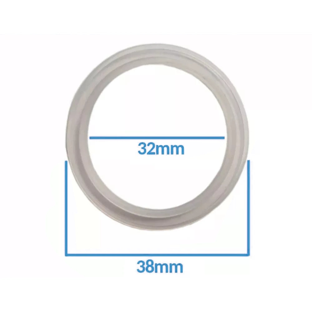 Clear White Rubber Replacement O-Ring Basin Waste Seal 38mm