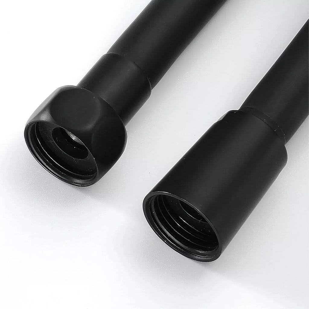 Matt Black Smooth Flexible Universal Shower Hose