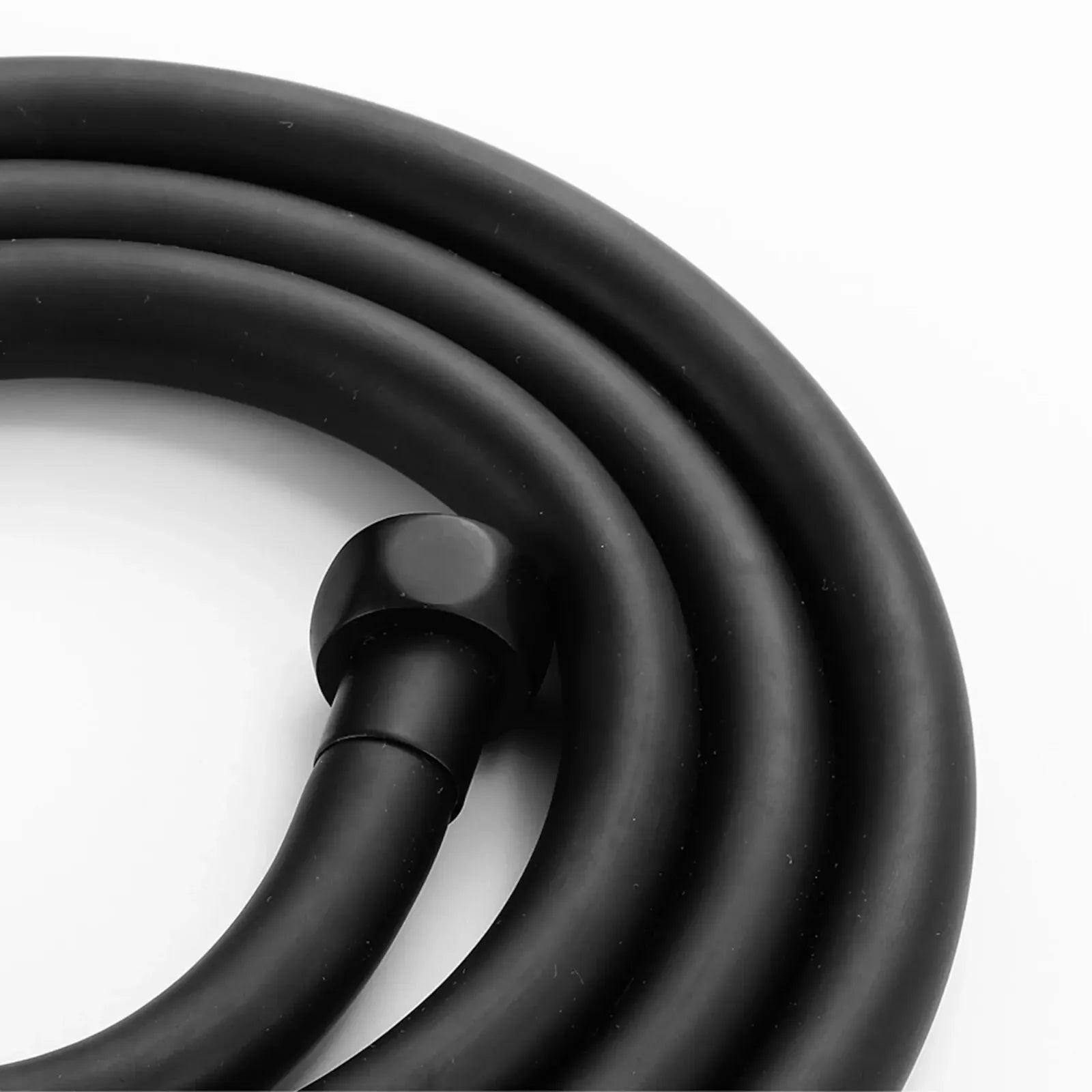 Matt Black Smooth Flexible Universal Shower Hose