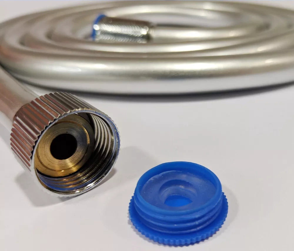 Silver Smooth Flexible Universal Shower Hose