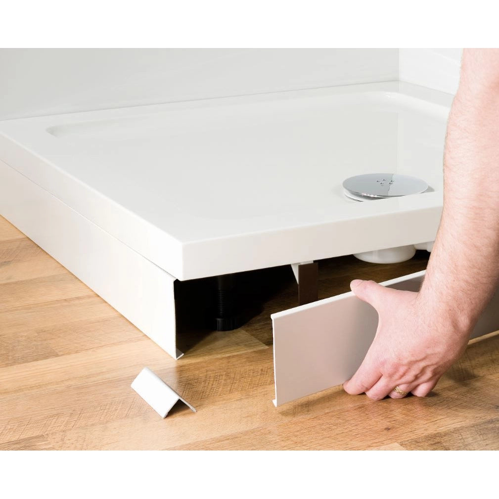 Easy Plumb Riser Kit, Plinth & Feet for Stone Quadrant Shower Trays up to 1200mm