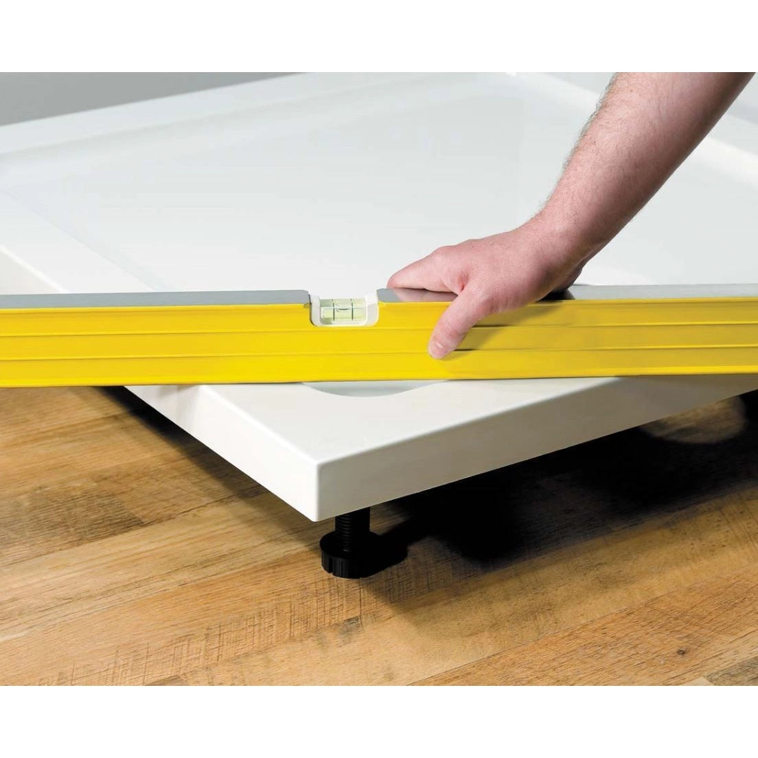 Shower Rising Plinth Easy Plumb Riser Kit, Plinth & Feet for Stone Quadrant Shower Trays up ...