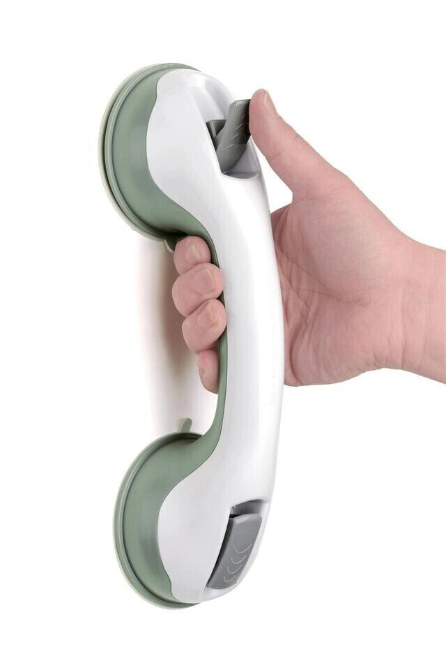 Premier Suction Bathroom Support Handle White & Grey