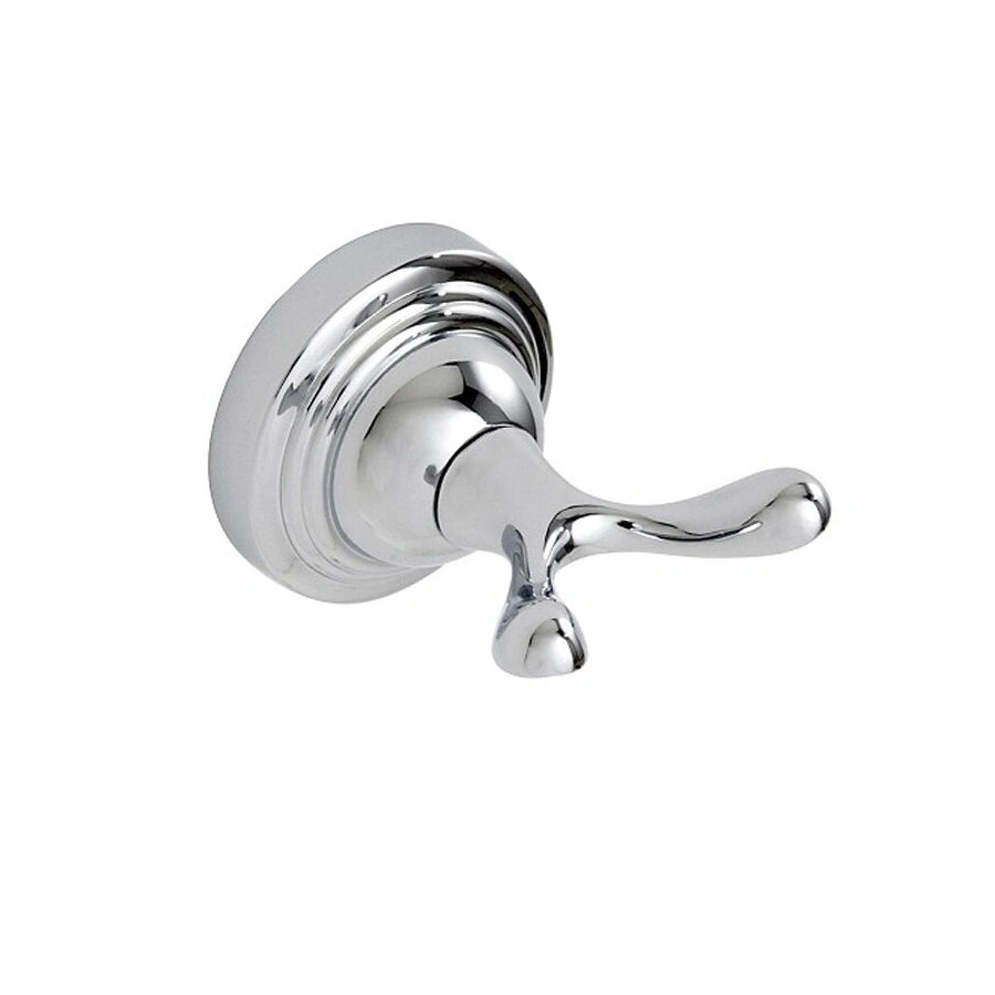 Fidelity Chrome Double Robe Hook Showerdrape – Bubbles Showers and ...