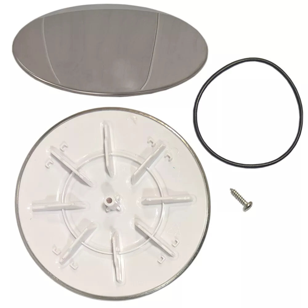 Shower Drain Chrome Replacement Waste Cap 120mm