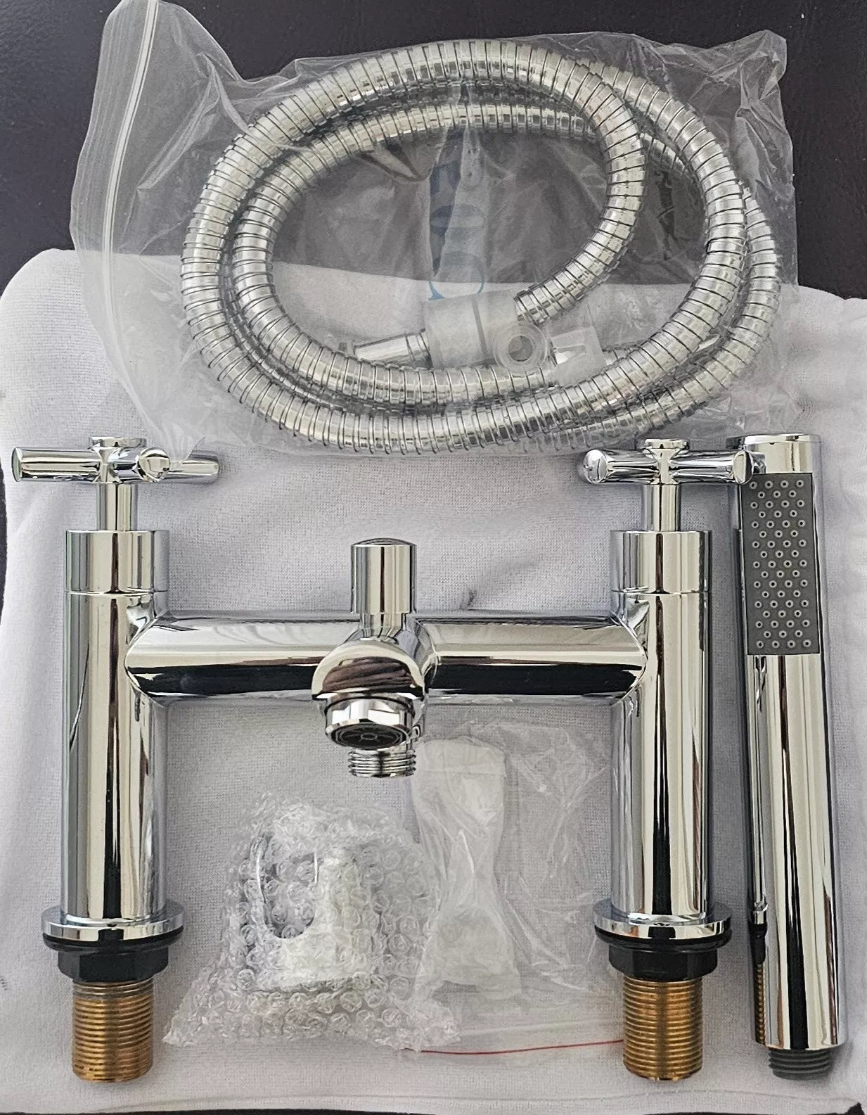 Cassellie Dune Chrome Bath Shower Mixer Tap