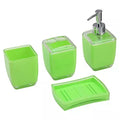 Square 4 Piece Bathroom Accessory Set