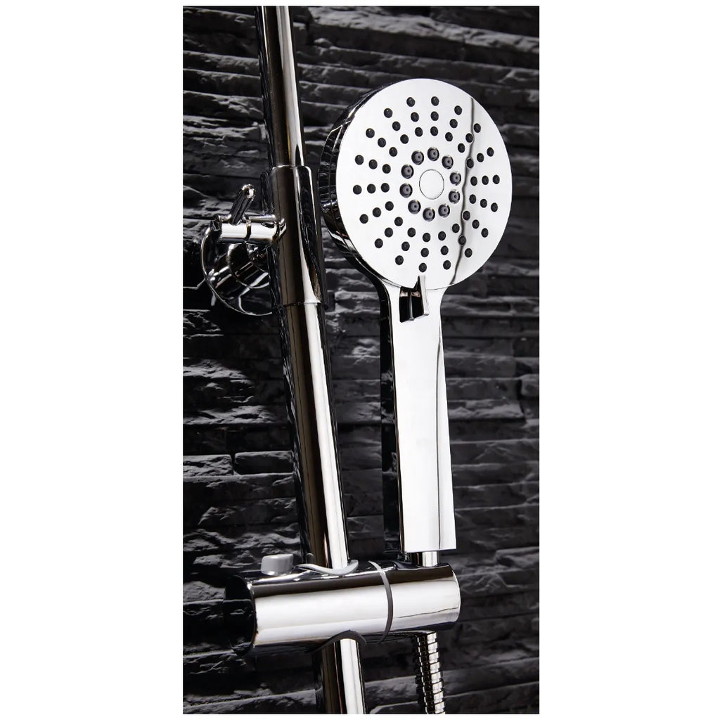 Middleton Round Rigid Riser Shower