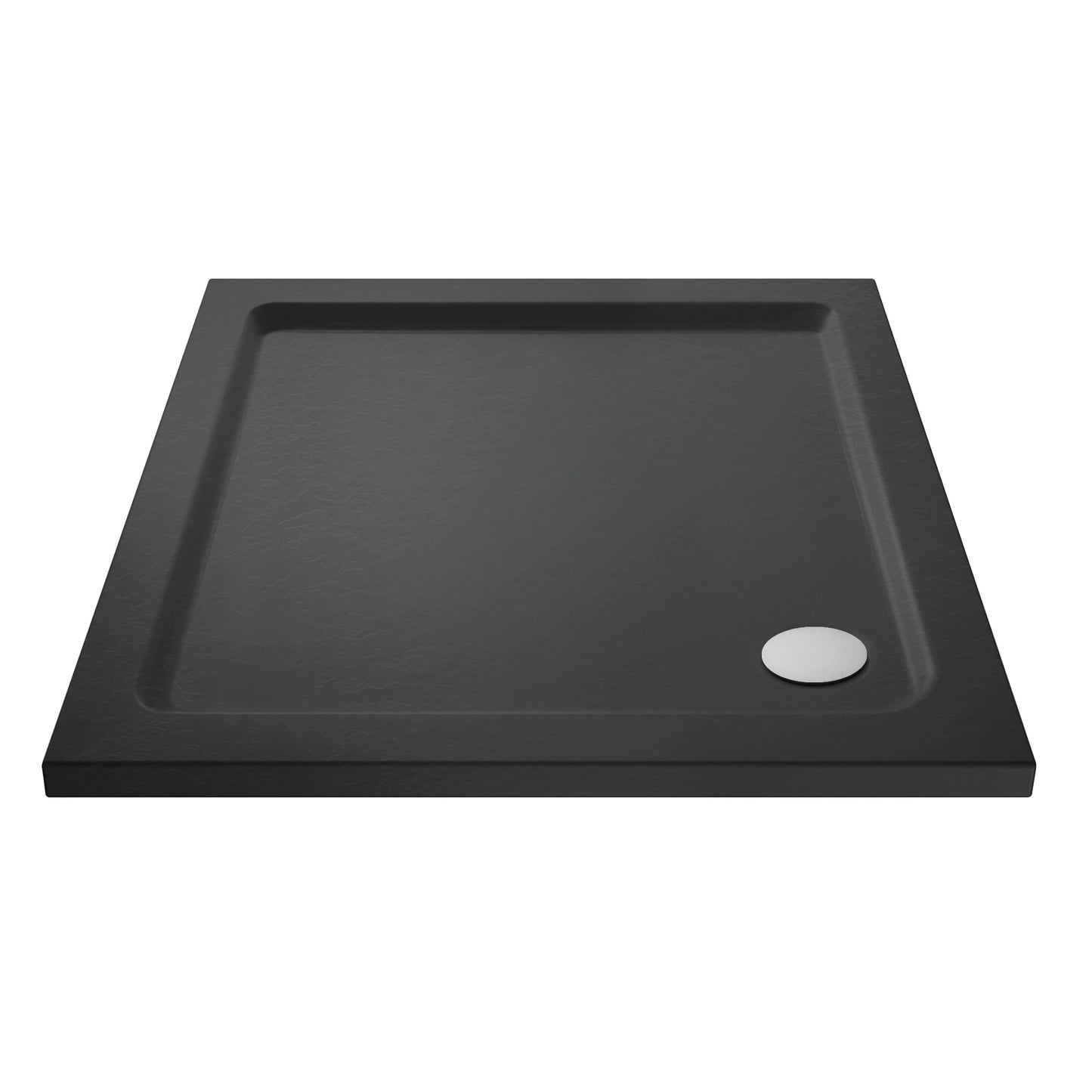 Nuie Slate Grey Square & Rectangle Slimline Shower Tray