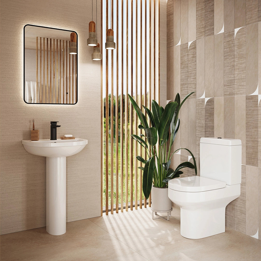 Spa Comfort Height Closed Back Scudo WC Toilet with Soft Close Seat Option