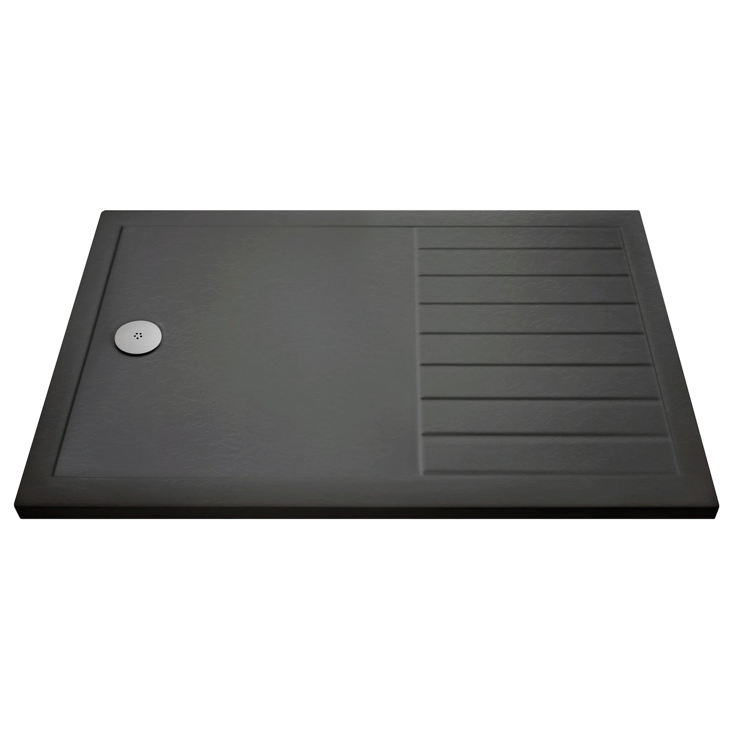 Nuie Slate Grey Rectangle Walk-In Slimline Shower Tray