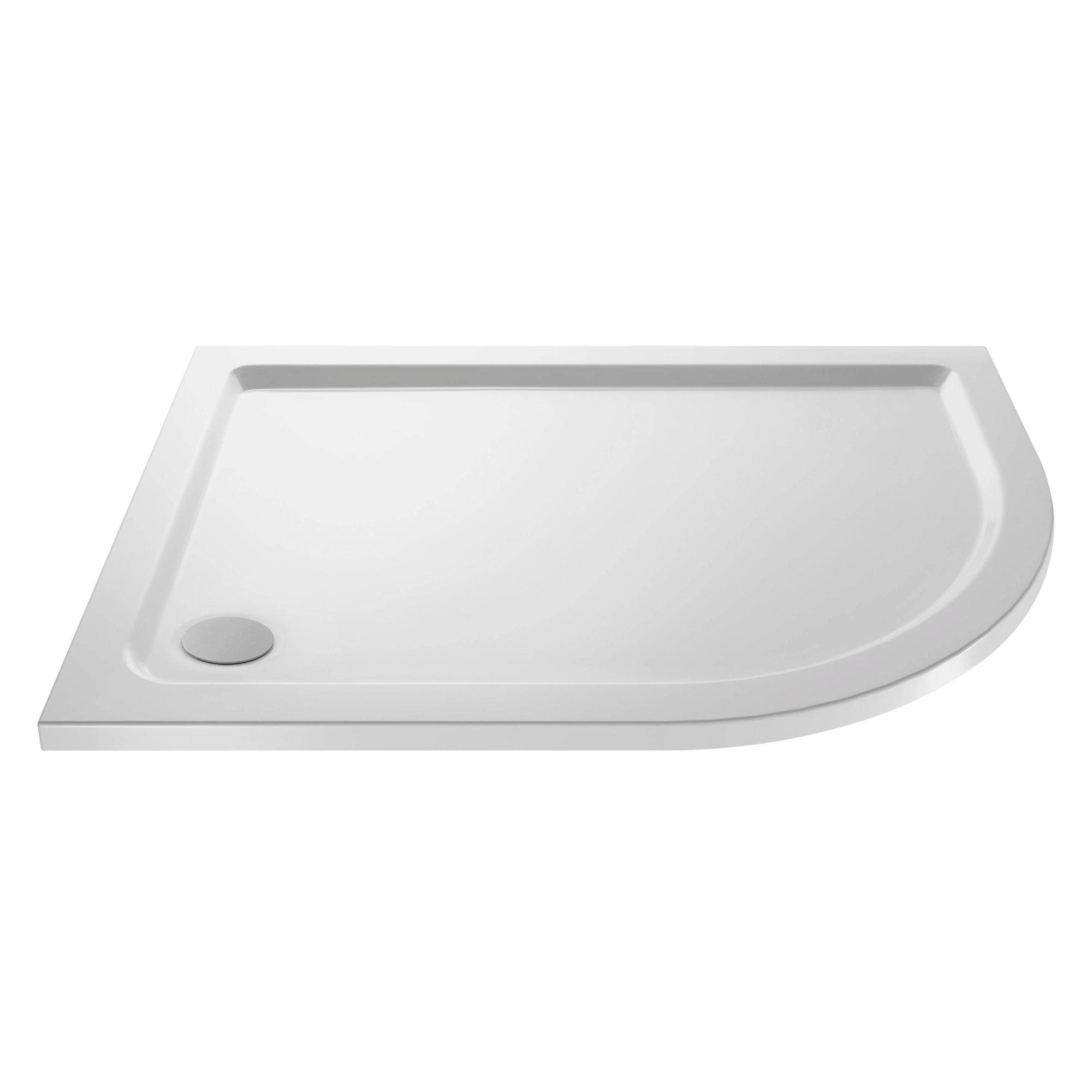 Nuie White Offset Quadrant Slimline Shower Tray
