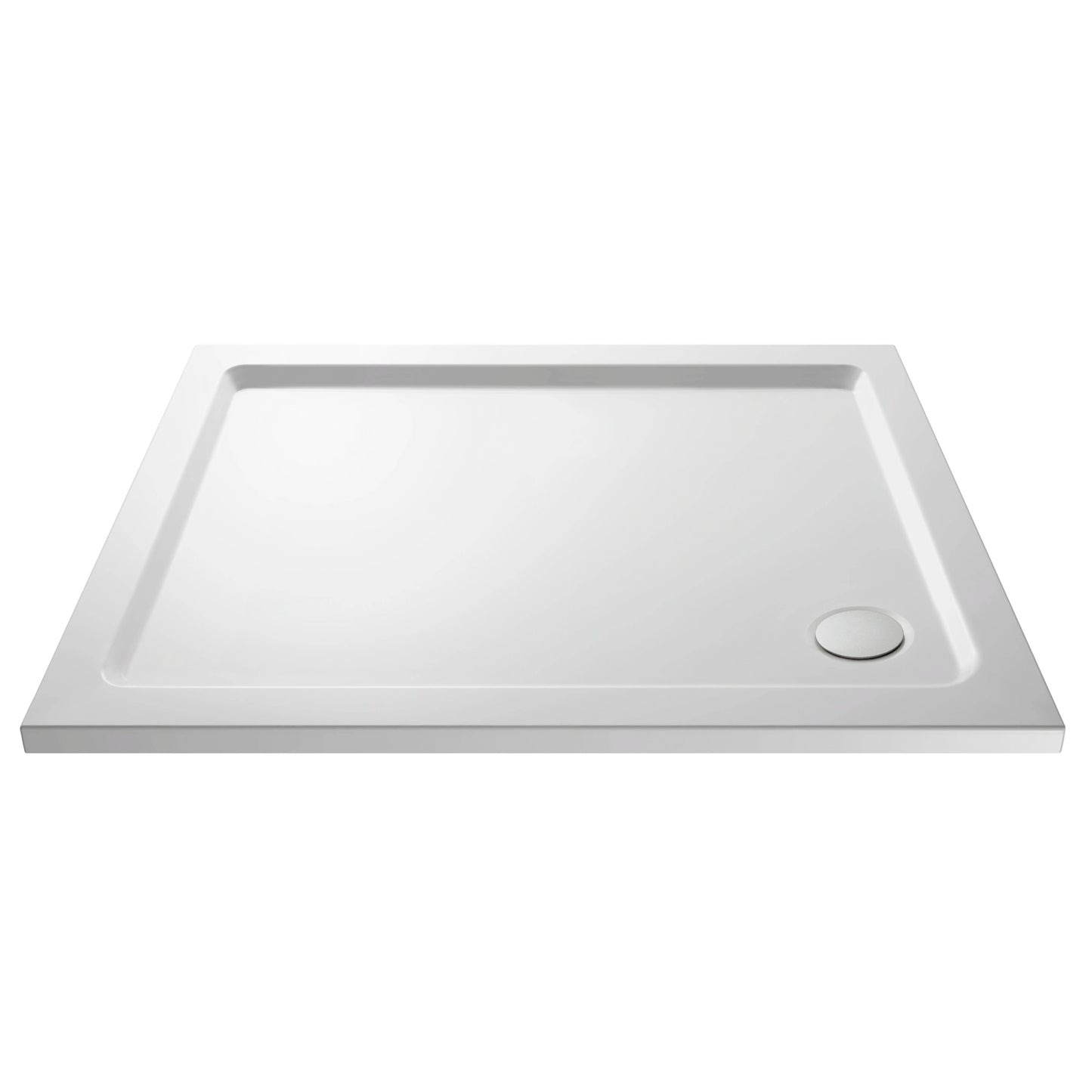 Nuie White Square & Rectangle Slimline Shower Tray