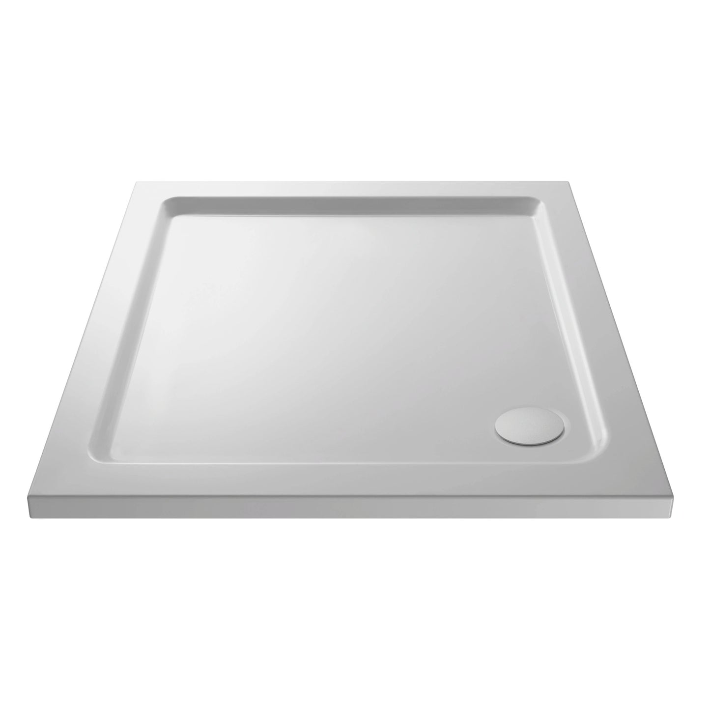 Nuie White Square & Rectangle Slimline Shower Tray