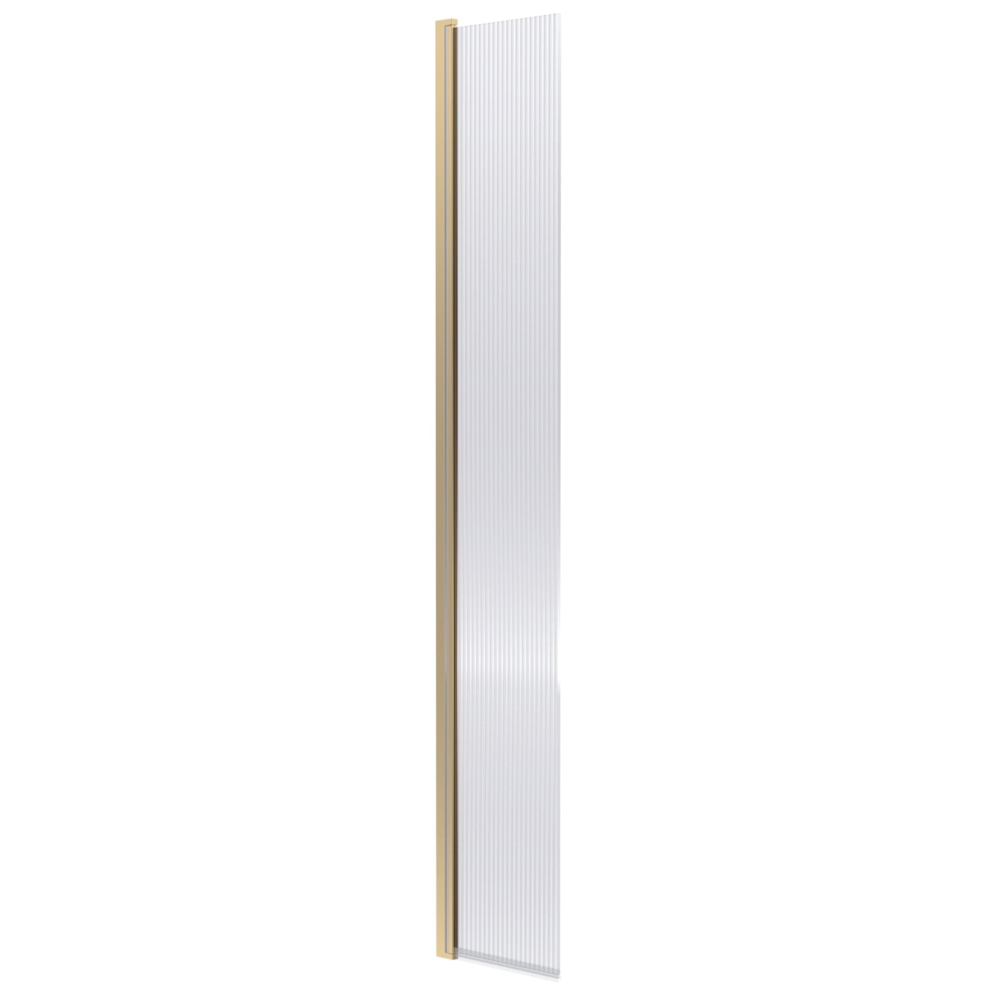 Nuie Fluted Wetroom Deco Hinged Flipper Screen 300mm