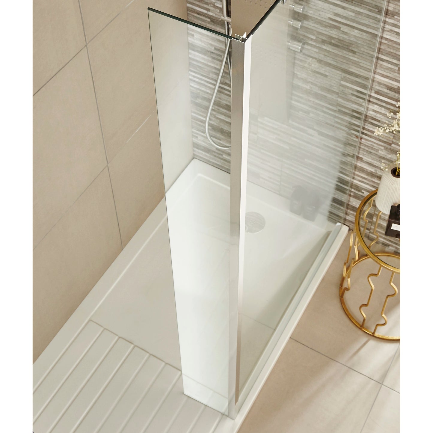 Hudson Reed Frameless Wetroom Return Screen 215mm