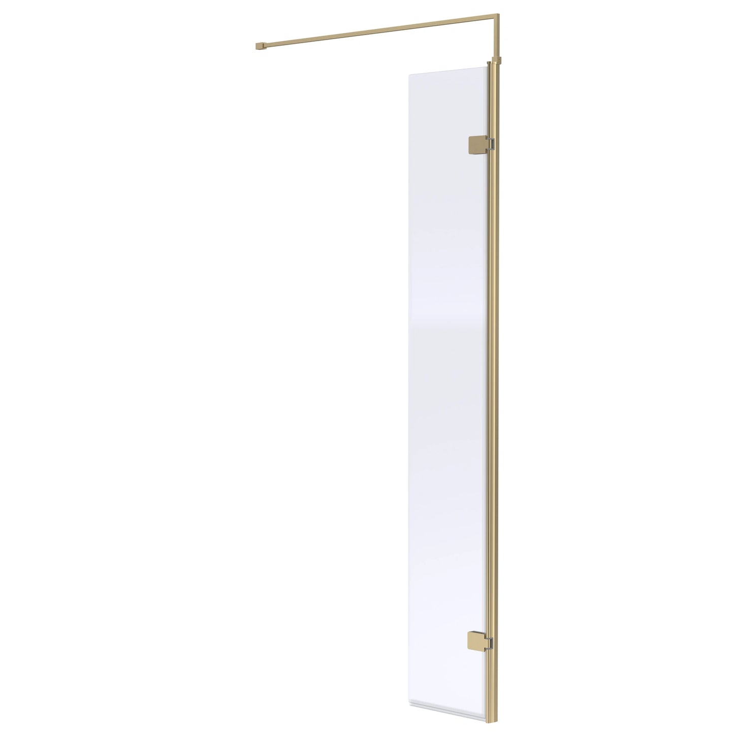 Nuie Wetroom Frameless Hinged Swing Screen 300mm