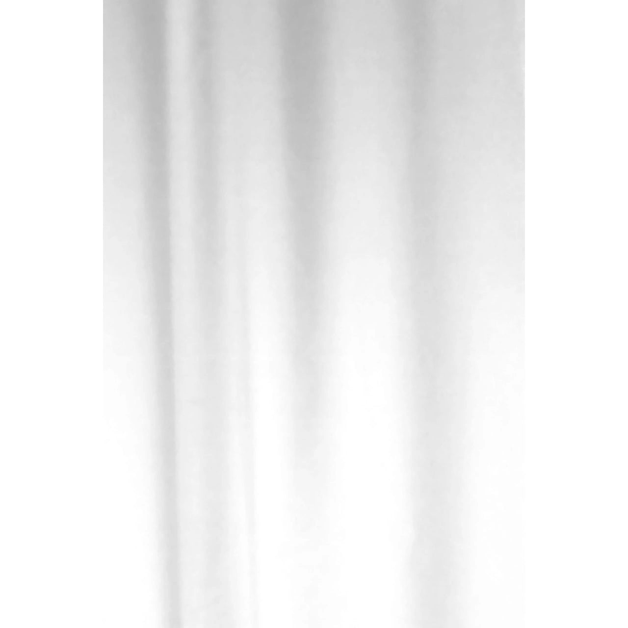 Satin White Striped Shower Curtain