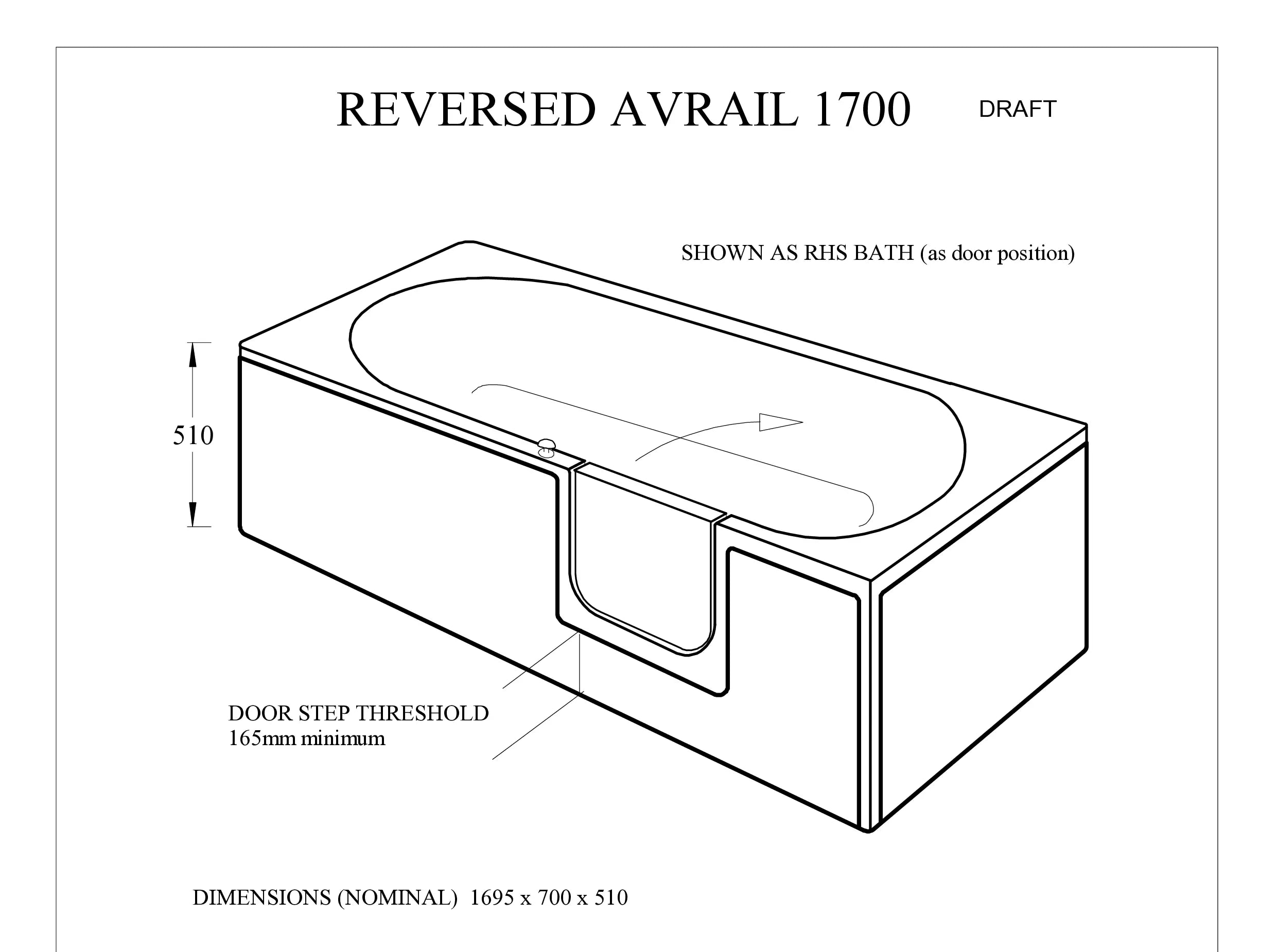 Avrail RV Shower Bath