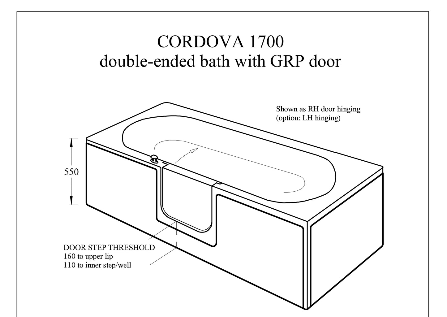 Cordova Walk In Bath
