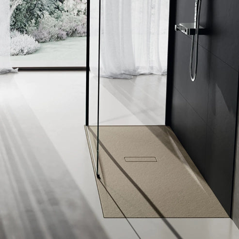 Custom Touch Rectangle Slim Anti-Slip Shower Tray