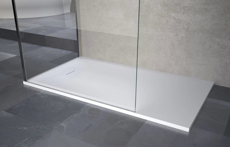 Novosolid Square & Rectangle Slim Anti-Slip Shower Tray