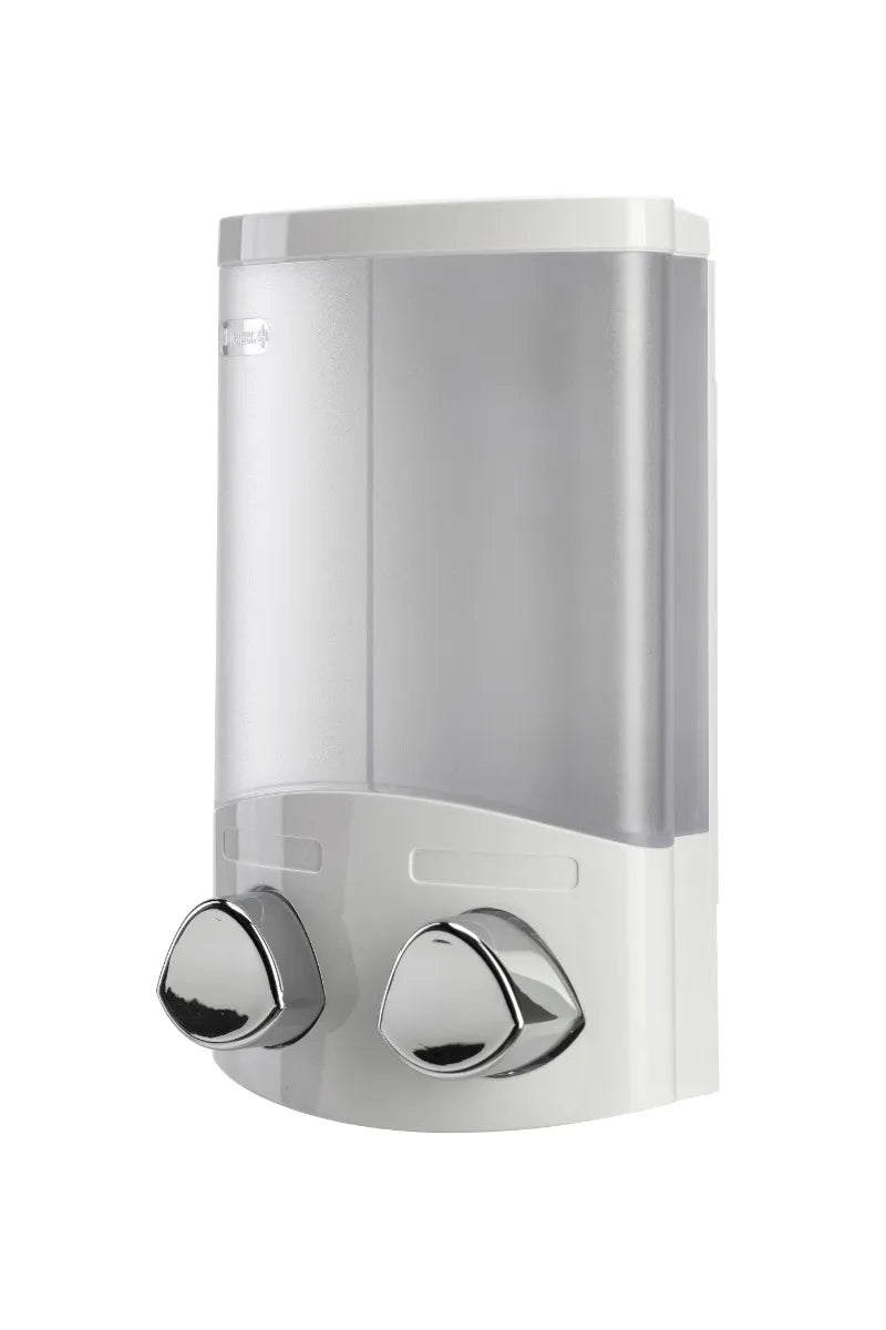 White Euro Double Dispenser Duo Croydex